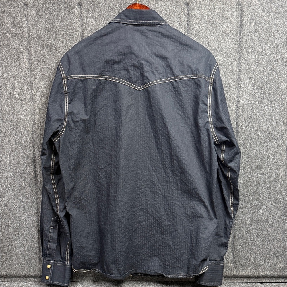 Wrangler Dark black Casual Button Down Shirt - Picture 3 of 5